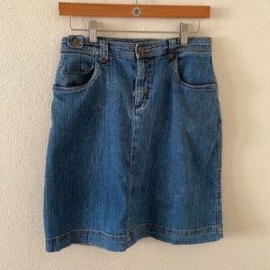 Woolrich short denim skirt